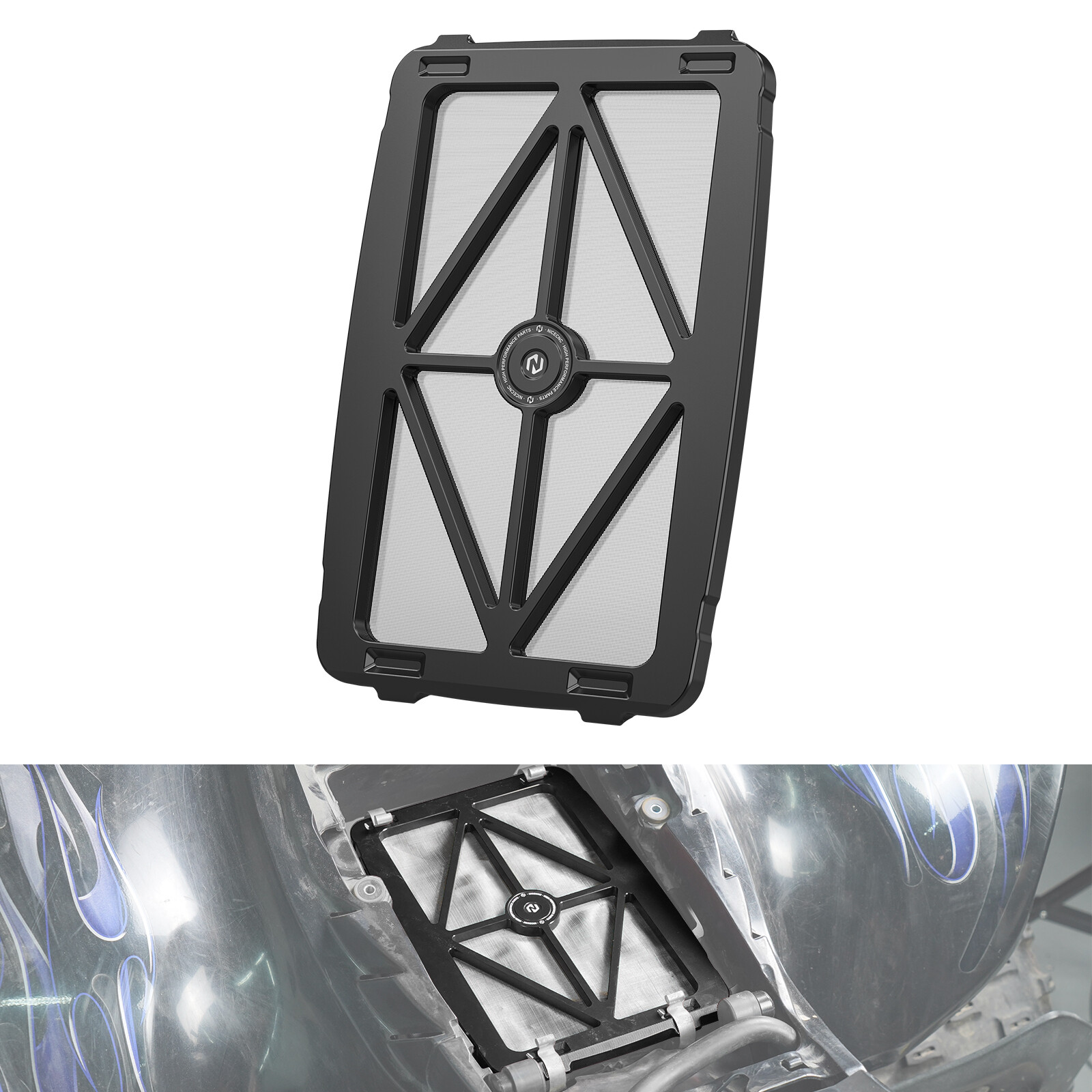 For Honda TRX450R TRX450ER Airbox Lid Cover Cap Guard Aluminum NICECNC 2006-2009