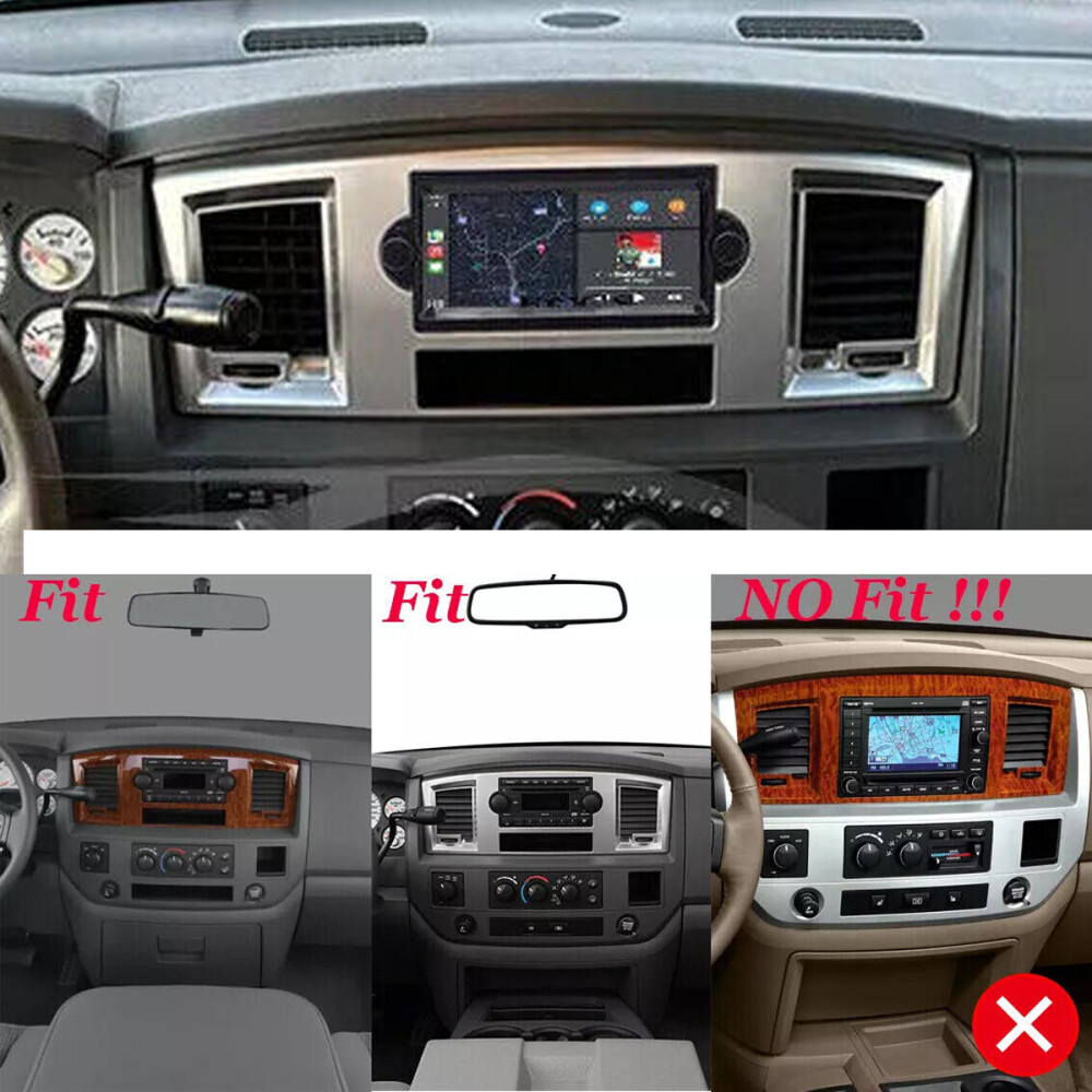 For 2006 2007 2008 DODGE RAM 1500 2500 3500 CarPlay Android 13 Radio GPS SWC