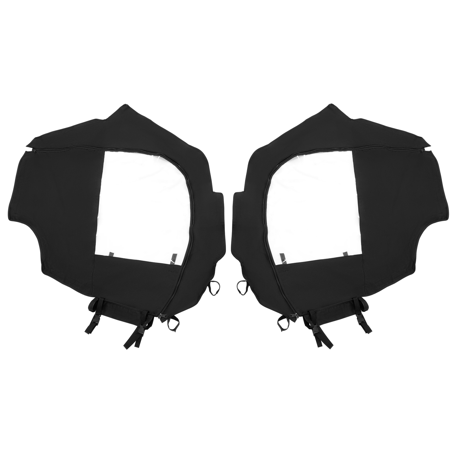 4PCS Fit Can-Am Commander 800 1000 11-20 Soft Doors & Rear Panel Enclosures