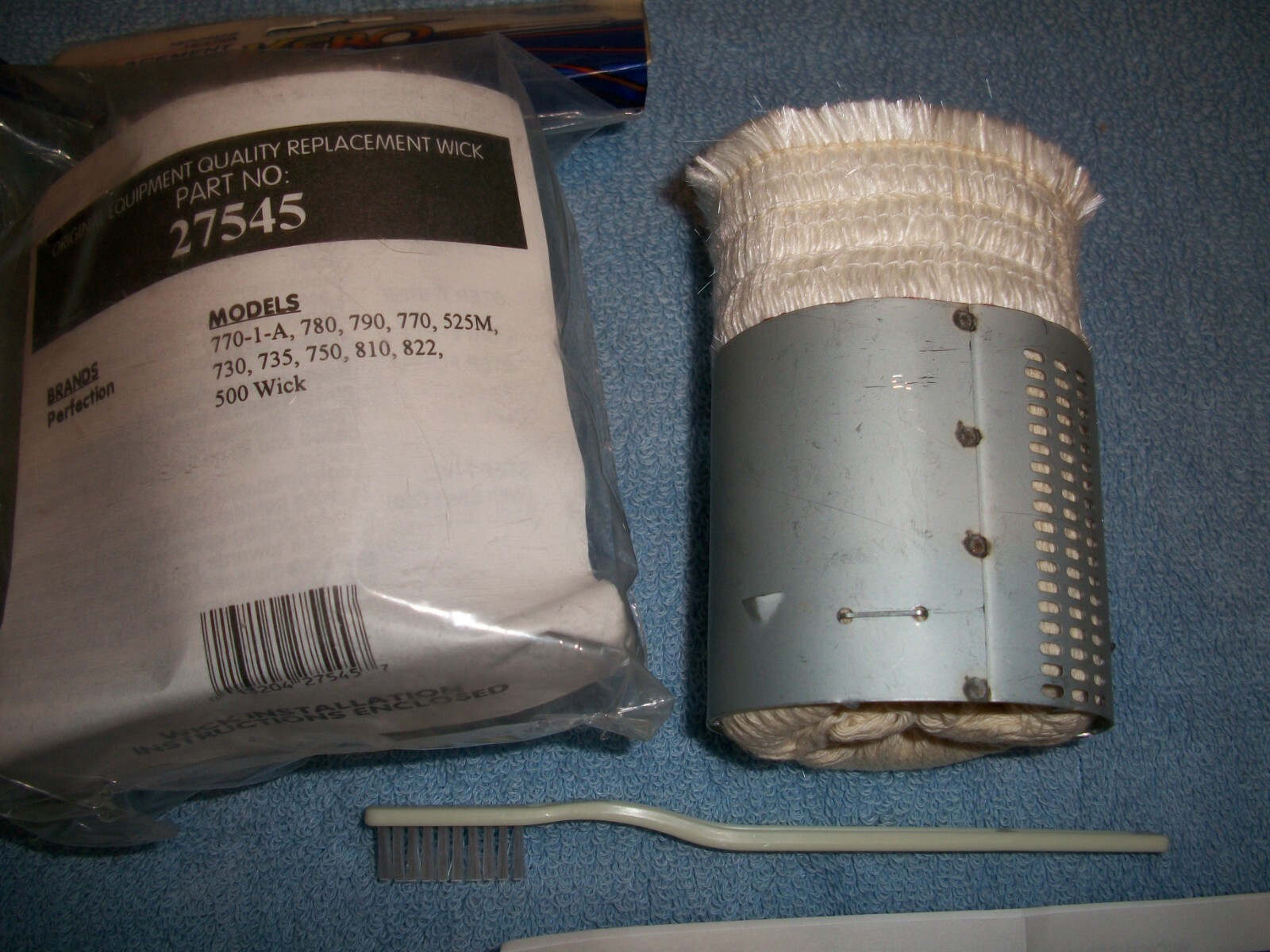 PERFECTION 500 KEROSENE HEATER WICK *COTTON/FIBERGLASS* WICK, WICK BRUSH & GUIDE