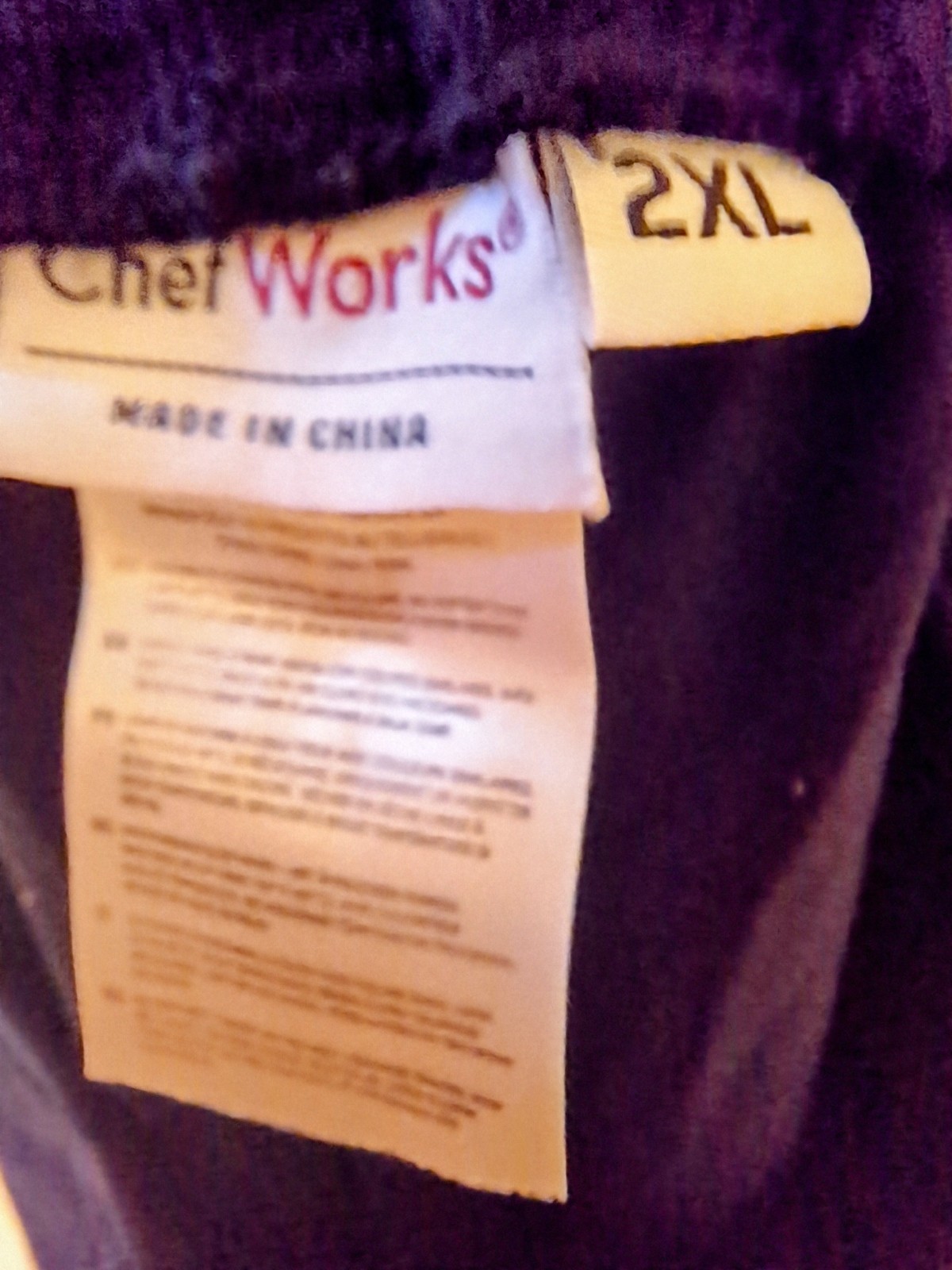 Chef Works Men's 2XL Black Pants