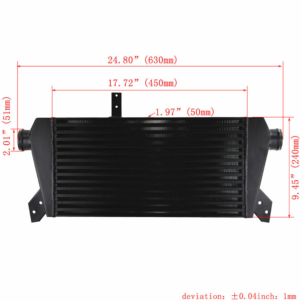 Front Mount Intercooler Pipe Kit For Audi A4 1.8T Turbo B6 Quattro 02-06 Black