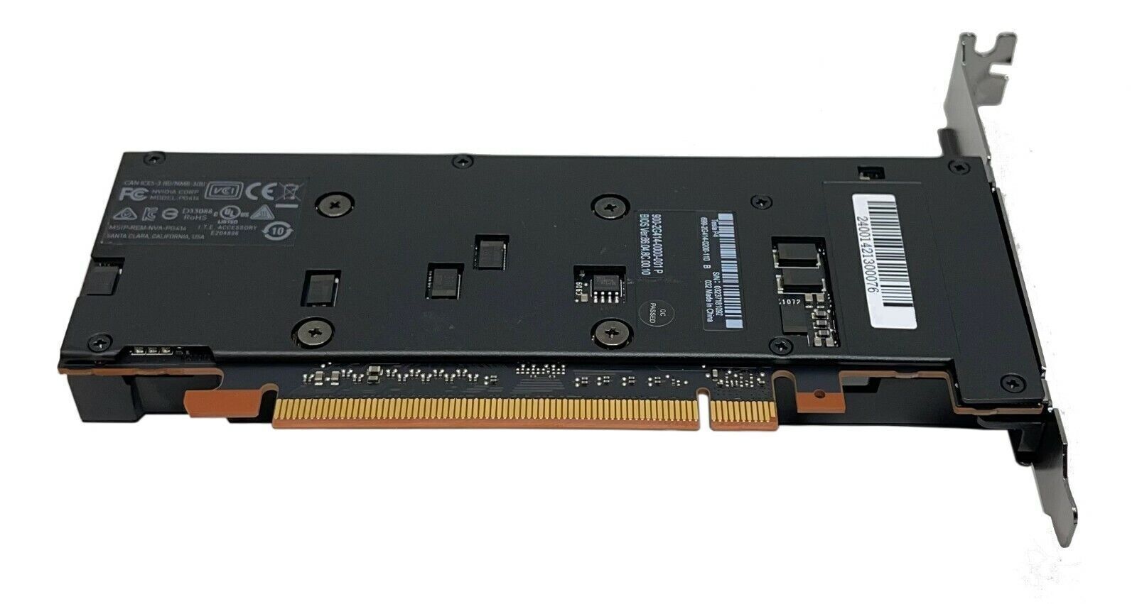 Nvidia Tesla P4 8GB GPU Graphics Card both brackets GDDR5 900-2G414-6300-000