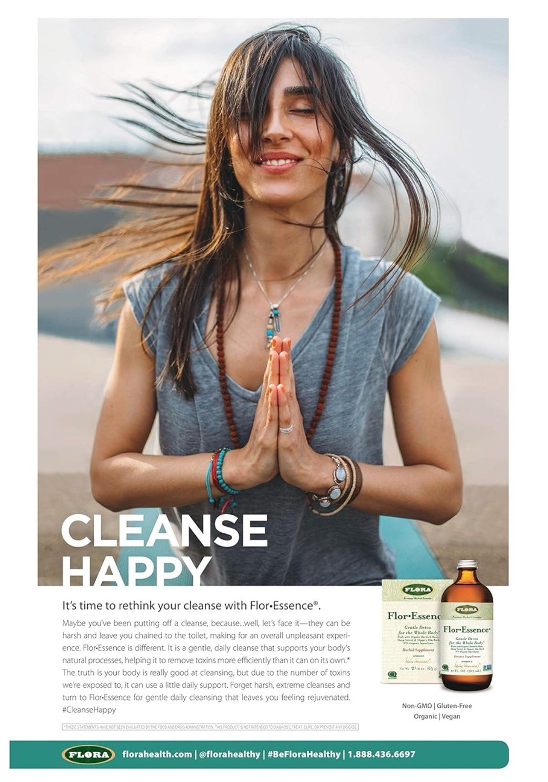 Flora Flor•Essence Organic Herbal Tea 2.2 oz Loose Herbal Blend