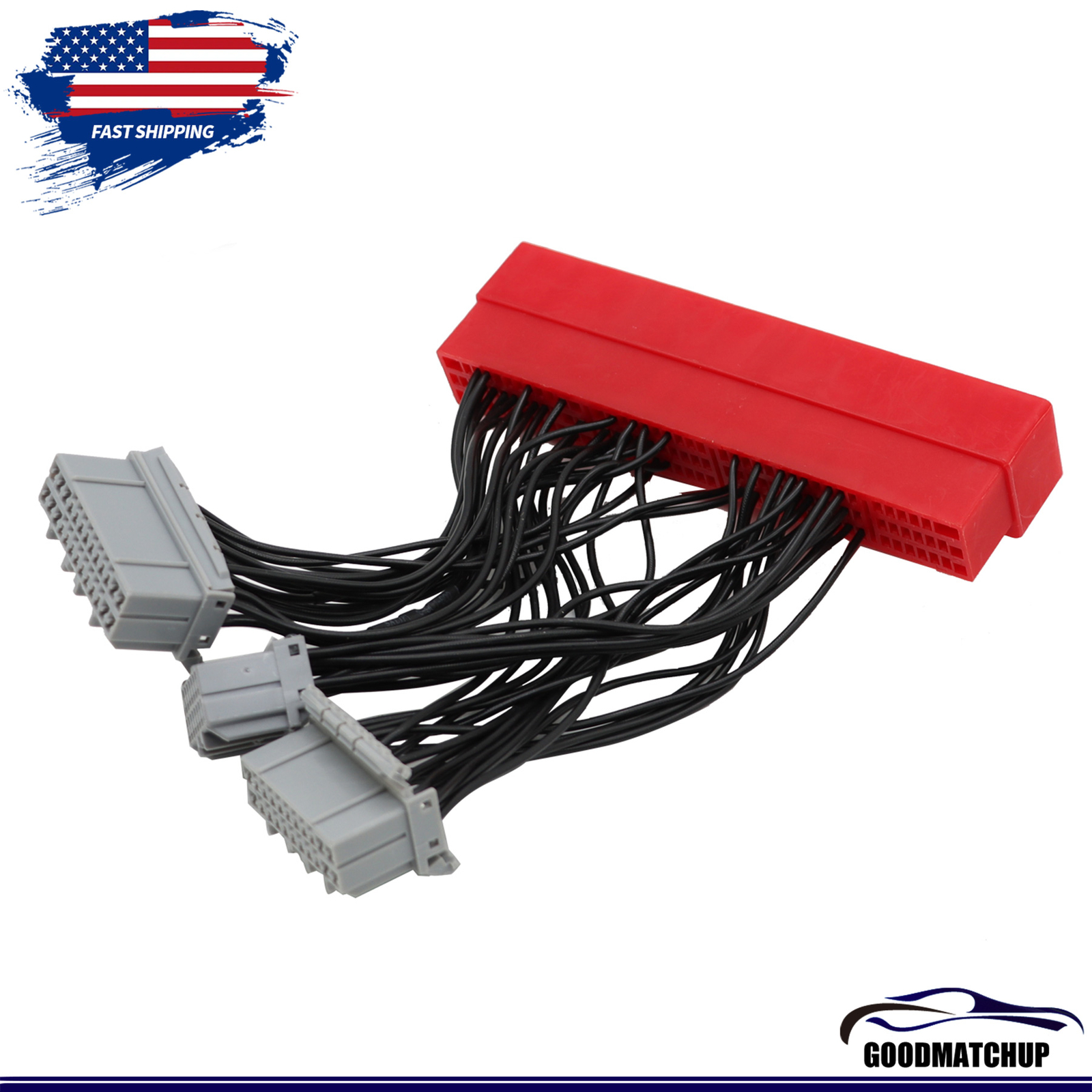 For Honda Civic 1999 2000 OBD2B to OBD1 ECU Conversion Harness Adapter Jumper