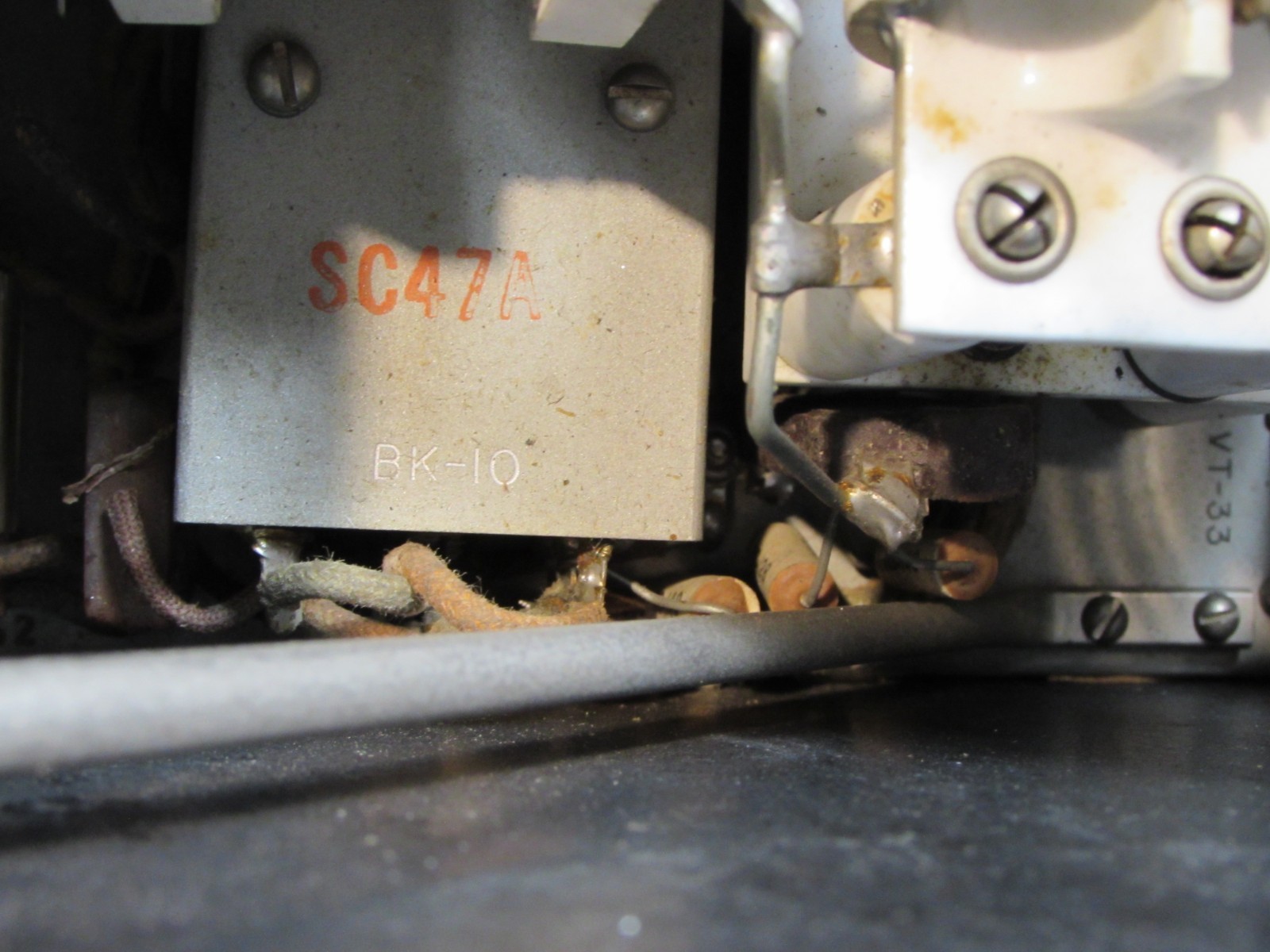 ESTATE* SIGNAL CORPS U.S. ARMY BC-222 RAULAND TUBE RADIO RECEIVER & TRANSMITTER