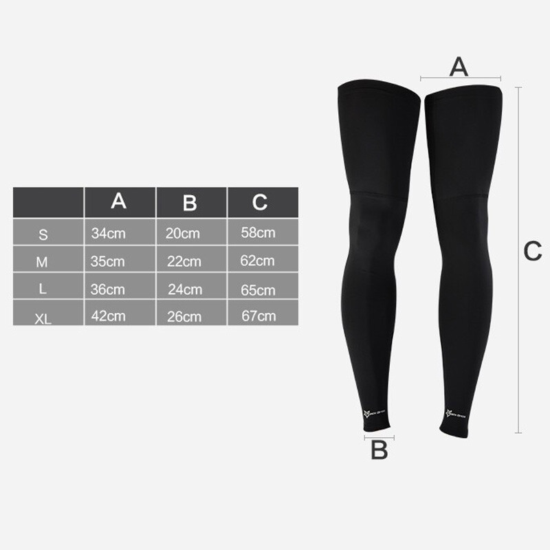 ROCKBROS Summer Leg Covers Outdoor Sports Sun Protection Cooling Leg Sleeves