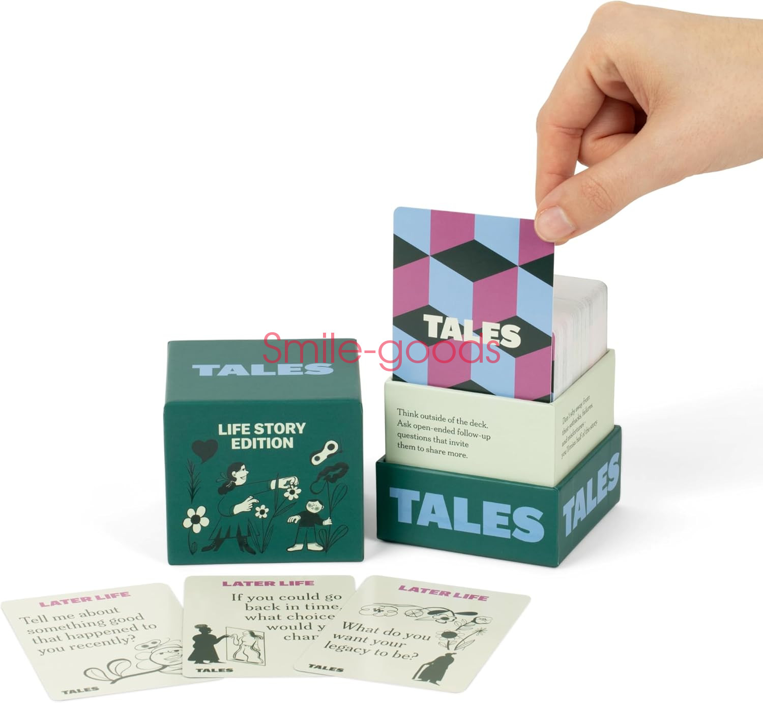 TALES 150 Life Story Interview Kit Cards for Family & Friends - New Edition