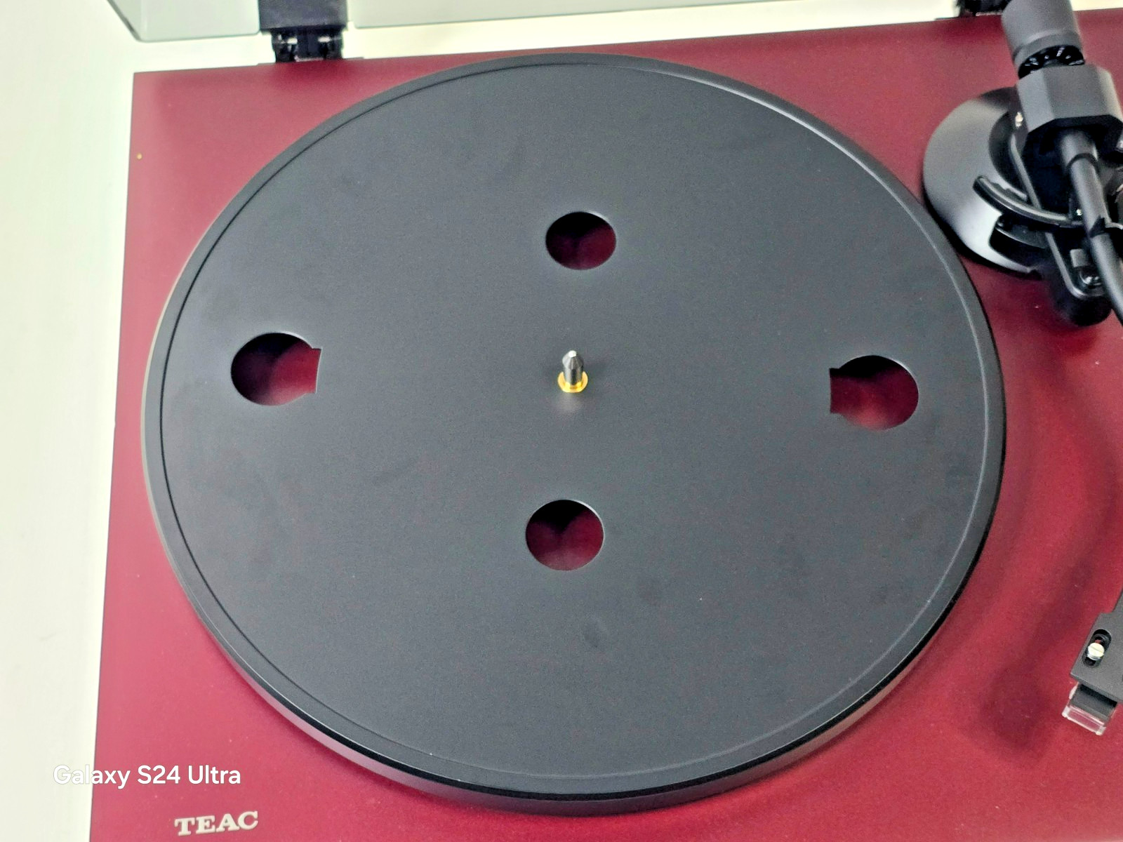 TEAC TN-400S Analog USB Turntable Record Player Cherry Red