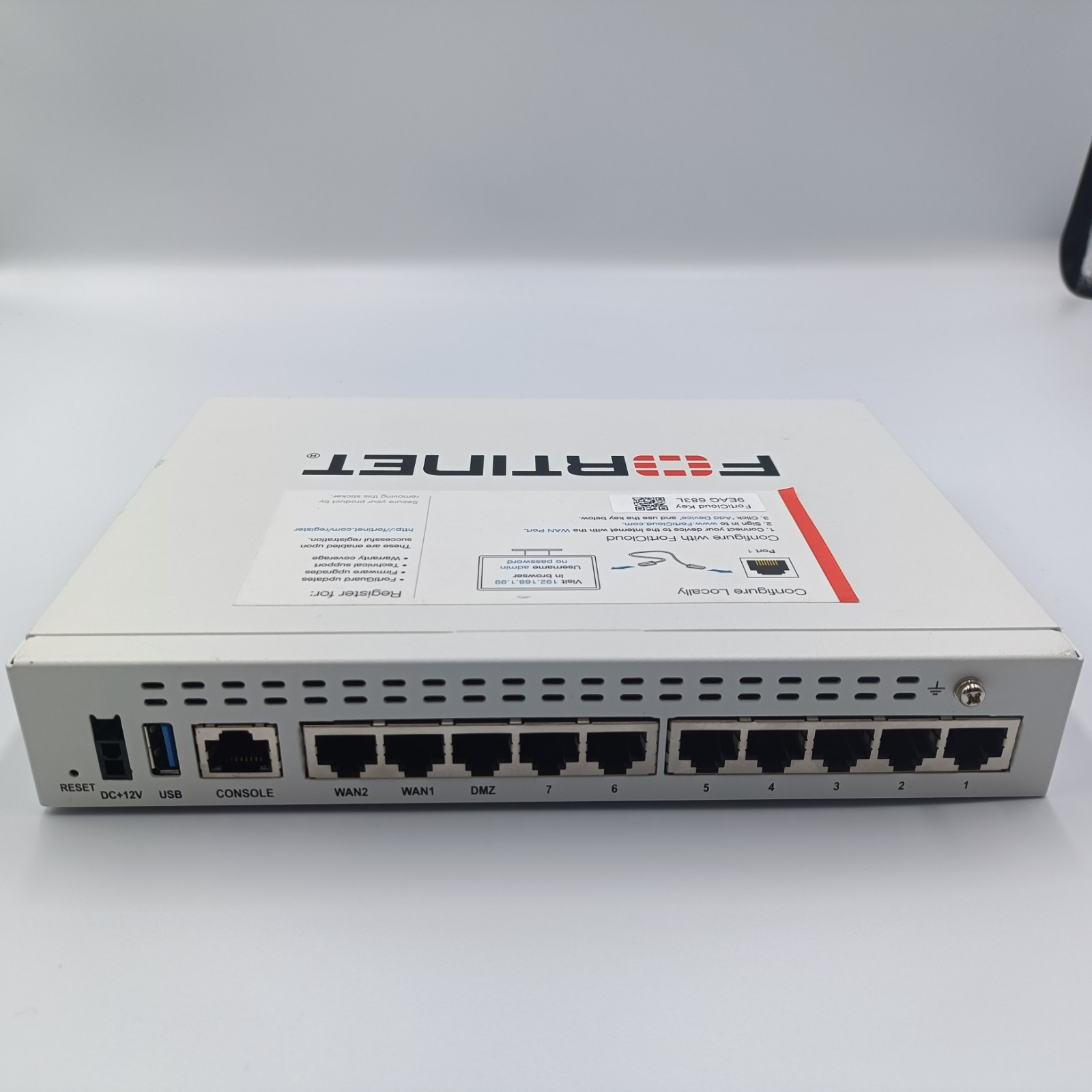 Fortinet FortiGate 60E FG-60E Network Security Firewall Appliance Tested Working