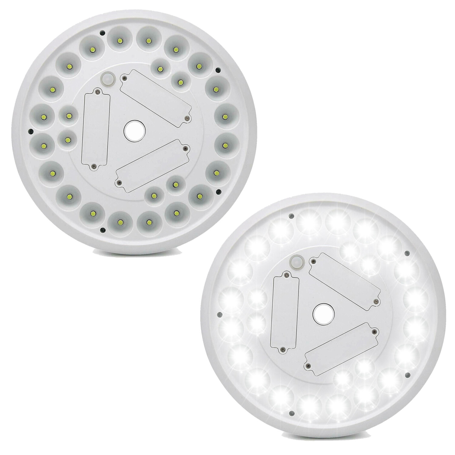 Solar Powered Flag Pole Light 26 LED Auto Active Super Bright Waterproof USA