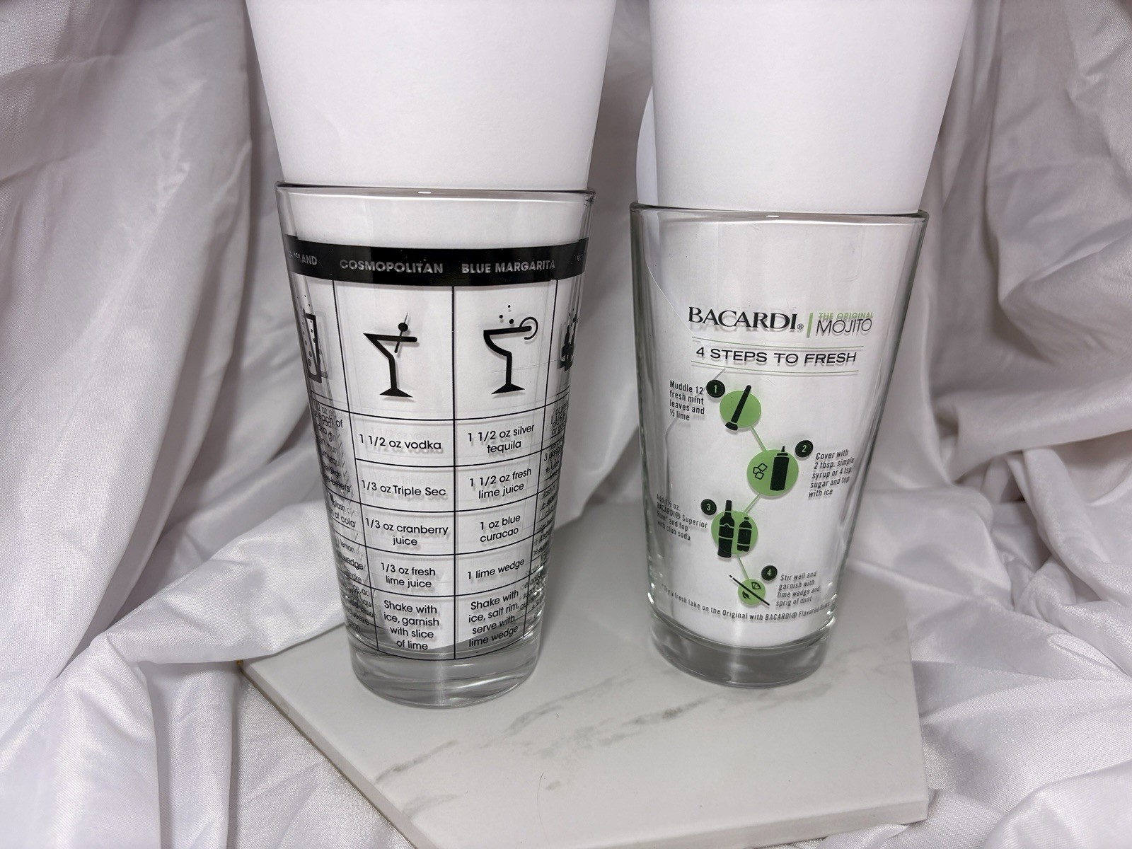 16oz. Bar RECIPE COCKTAIL MIXING & STIRRING GLASS (2 Glasses)