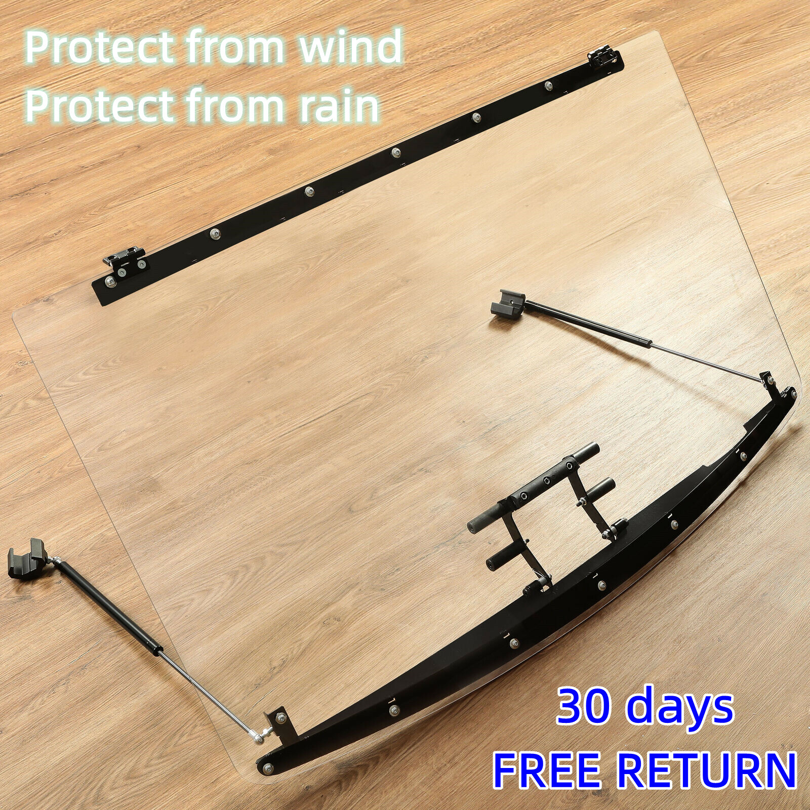 New Clear Flip Windshield For 2014-UP Polaris Ranger XP 900 Crew 2013-UP XP 900