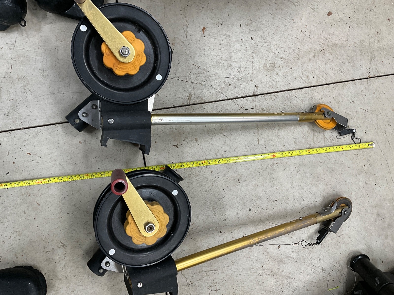 Penn Fathommaster 600 Manual Downriggers (2), with rod holders. Great shape