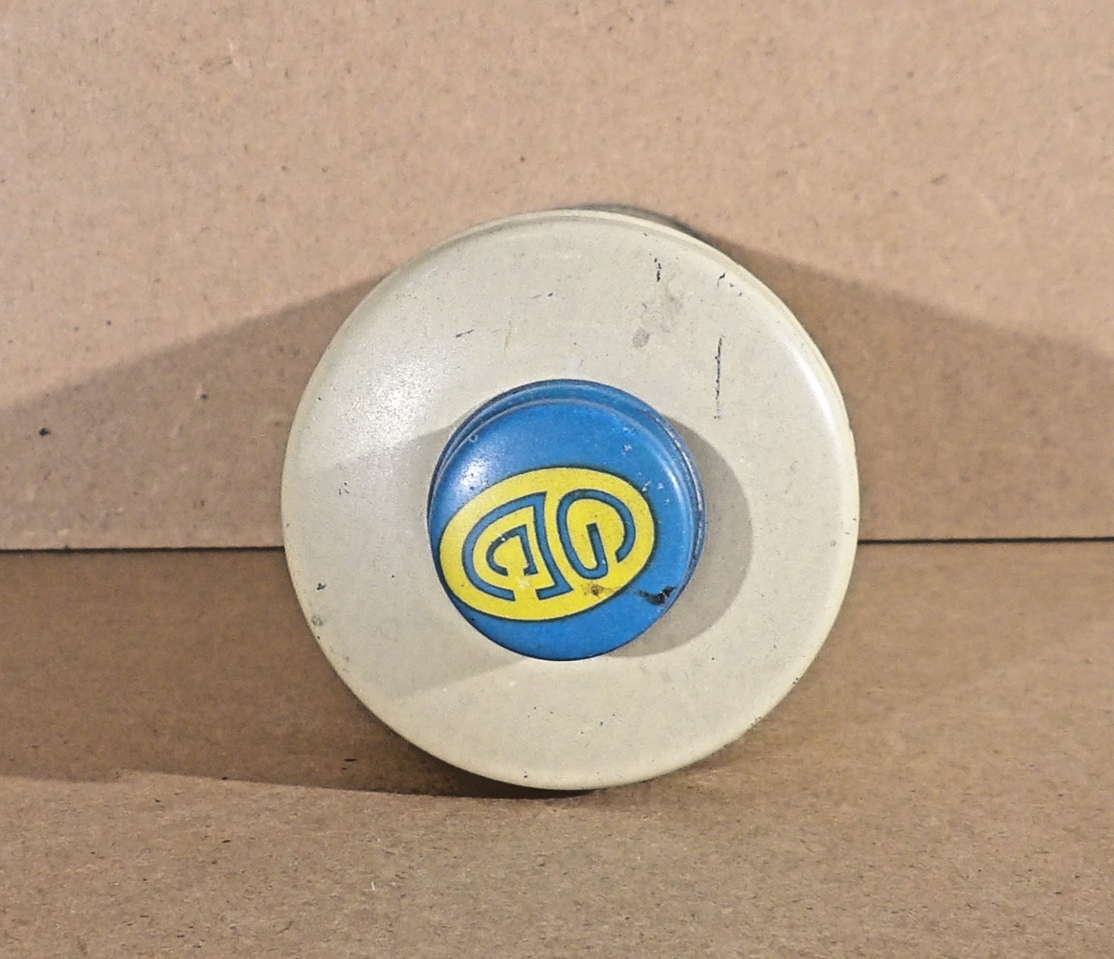 Vintage Nursaid Baby Powder Tin Litho Advertising Brooklyn NY Nursery Graphics