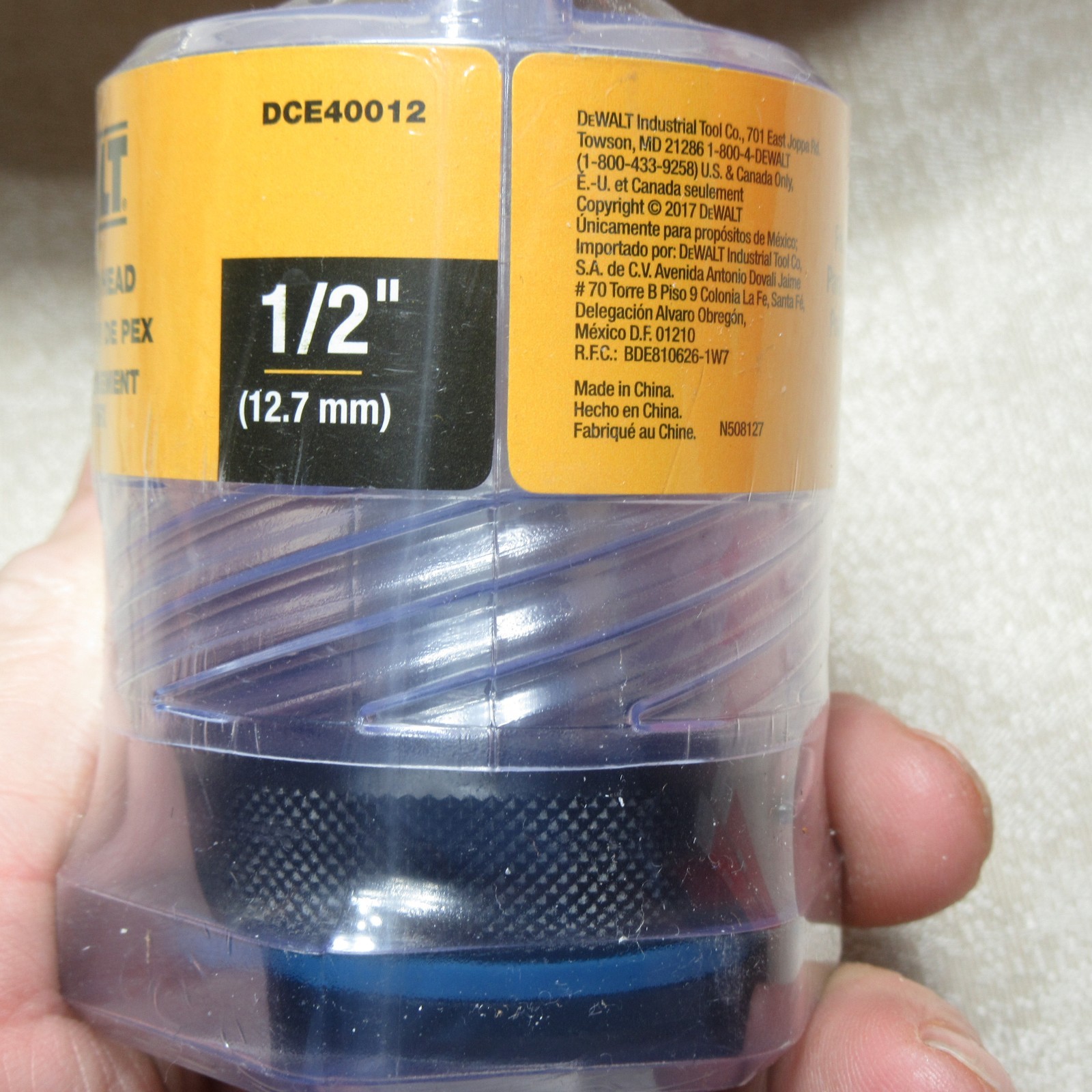 For DEWALT DCE40034 1/2" Pex Expander Head DCE40012