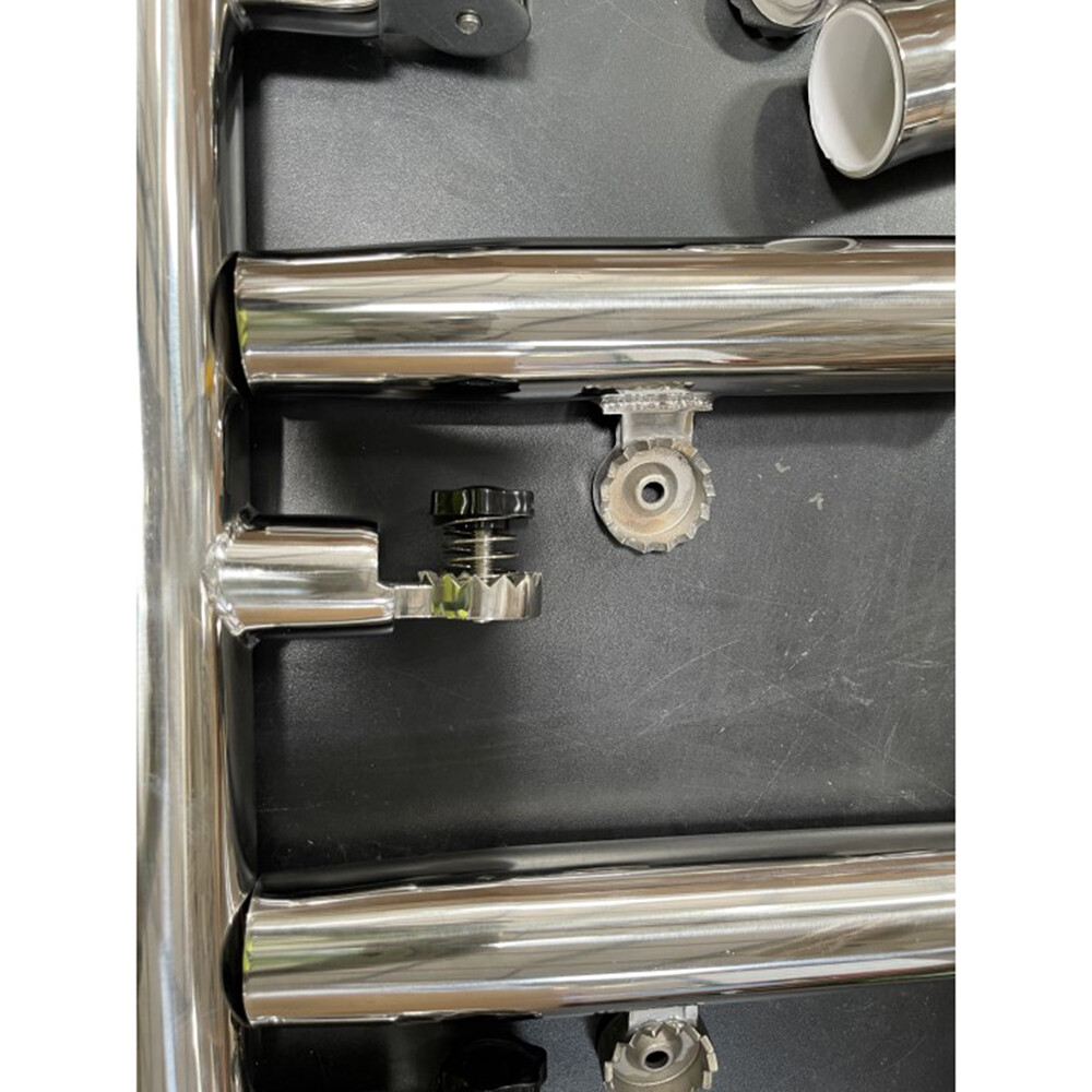 Fishing Console Boat T Top Rocket Launcher Stainless Steel 2"Clamp 5 Rod Holder