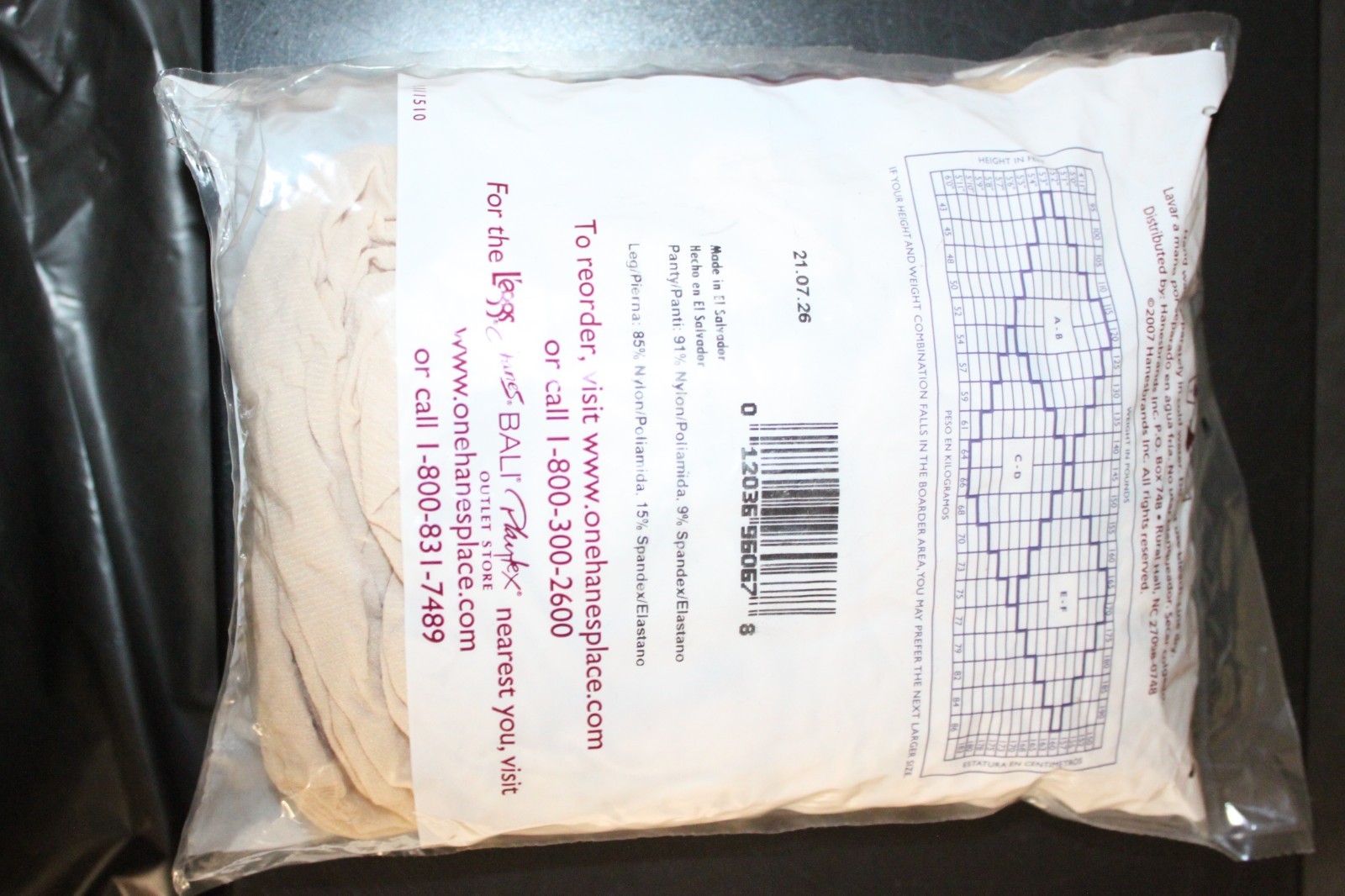 Hanes Silk Reflections Silky Sheer Non-Control Top Sheer Toe 4 PACK CD 115781