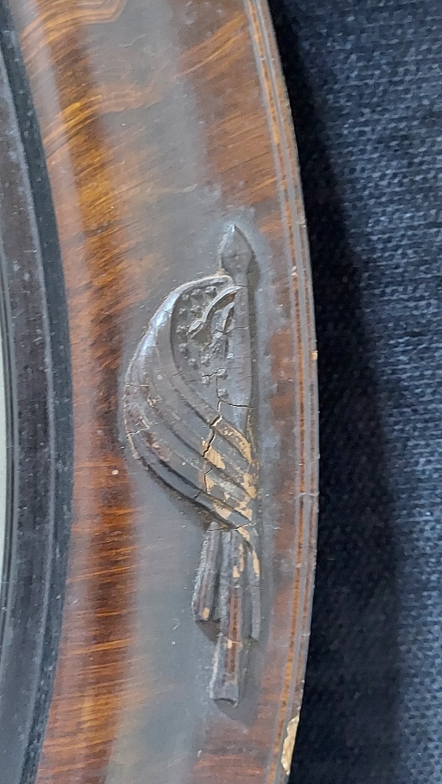 WWI Named Soldier Photo Dog Tags Convex Glass Military Frame