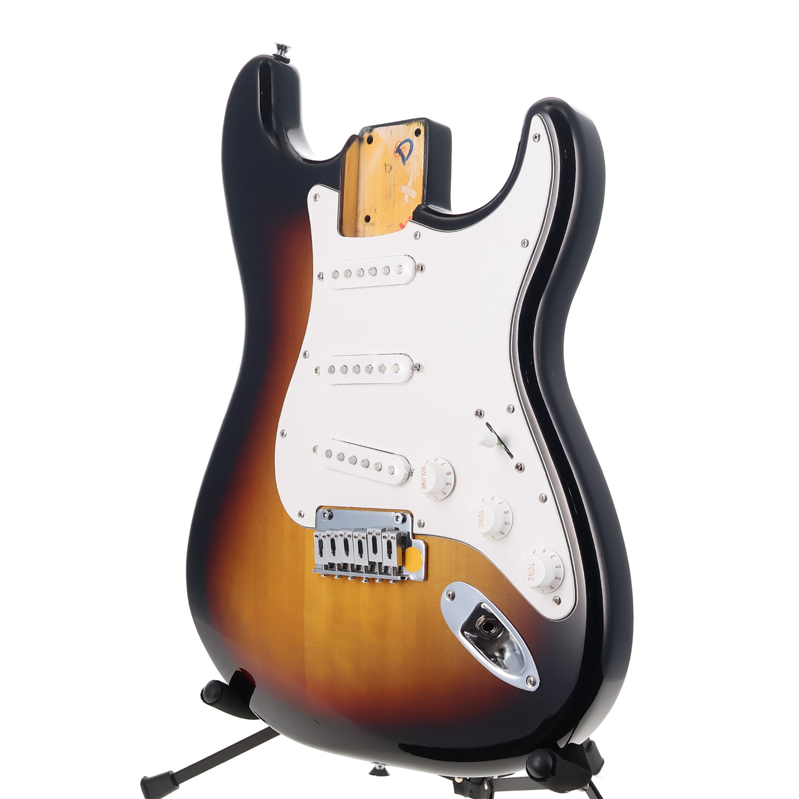 Fender Stratocaster Body Standard Series Three Tone Sunburst Finish Fully Loaded