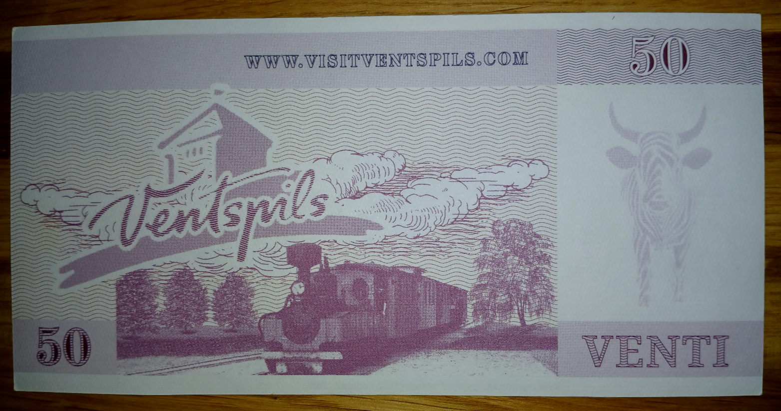 Venti 2011 banknotes Ventspils Latvia 6 pcs in lot