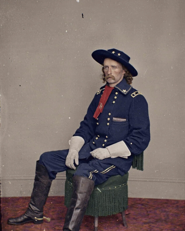 George A Custer 8x10 Photo Print Last Stand Little Bighorn Indian Wars Civil War