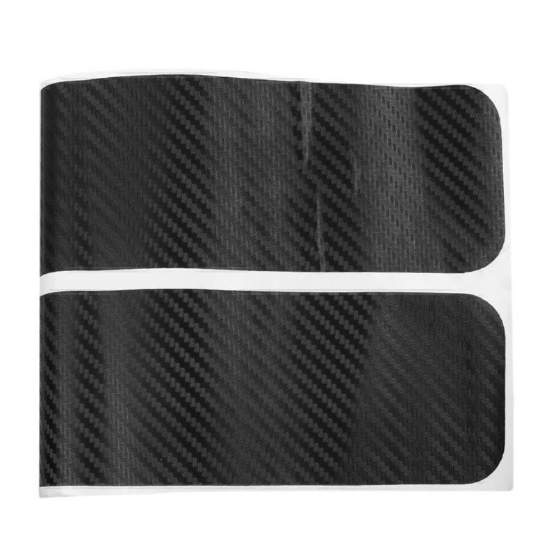 Car Door Sill Protector Door Step Plate Cover Carbon Fiber style Decal Sticker