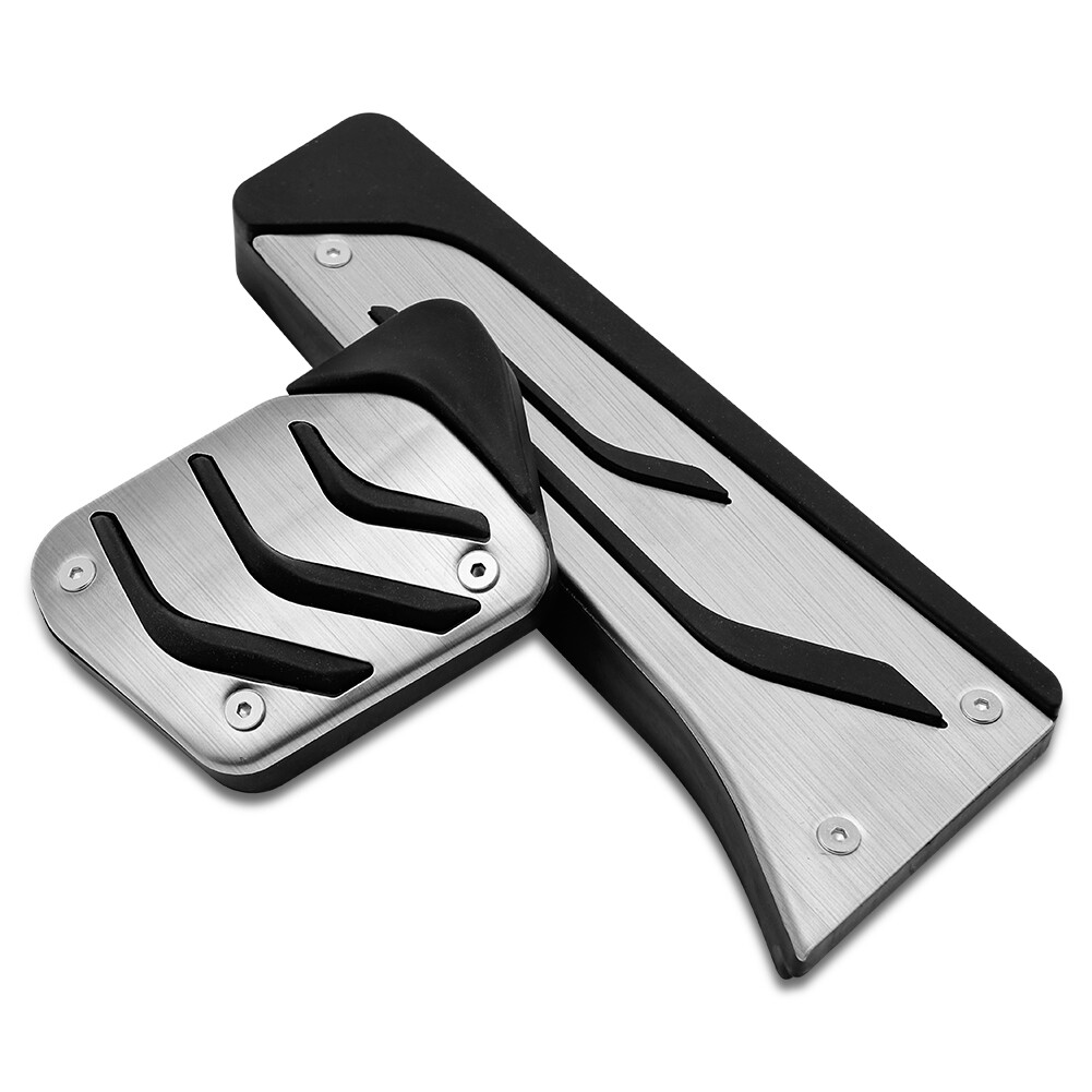 2Pcs Foot Gas Brake Pedals Cover Kit For BMW 1/2/3/4/5/6/7/8 Series X1 X3 X5