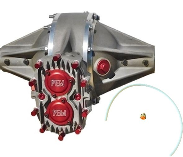 PEM Quick Change Rear End Bare 4.11 ratio NO Tubes