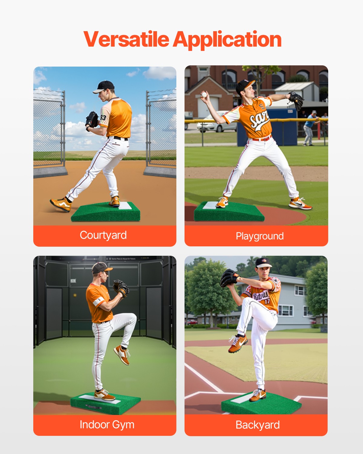 VEVOR 31 in Pitching Mound Portable Pitcher Mound Baseball Softball Outdoor