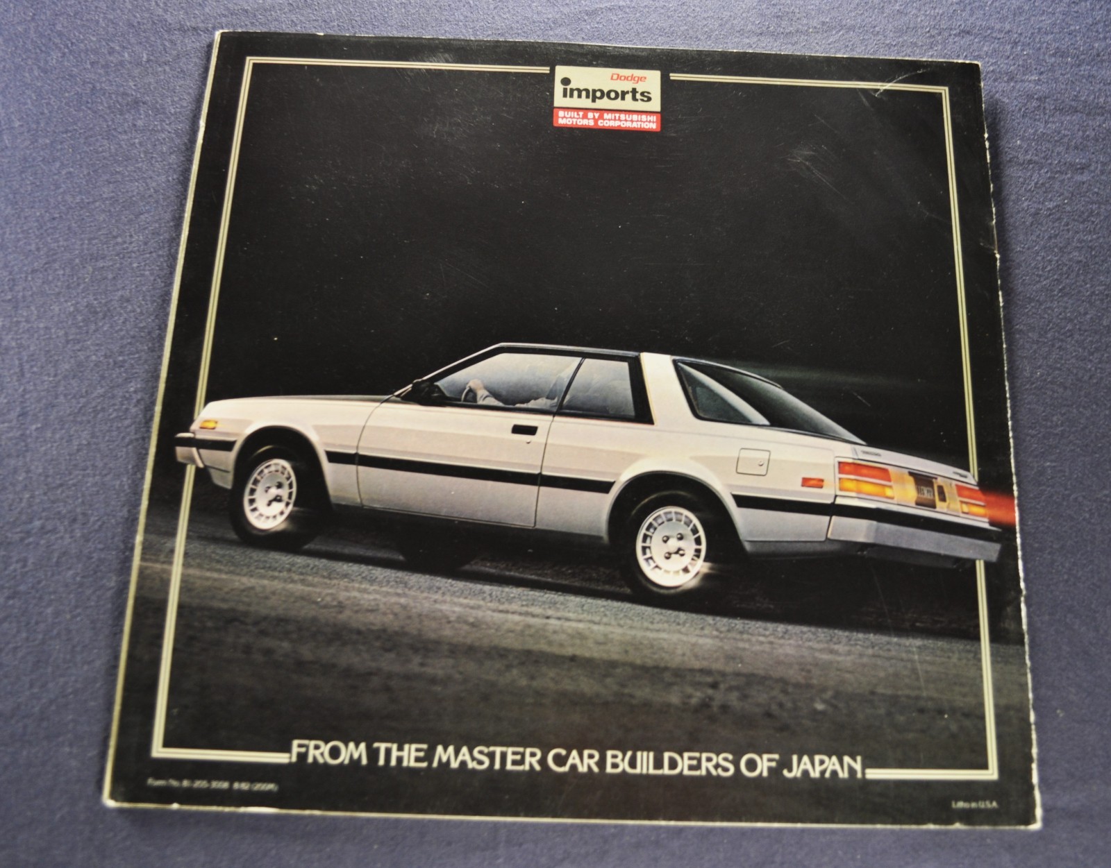 1983 Dodge Challenger Coupe Catalog Brochure Mitsubishi Nice Original 83