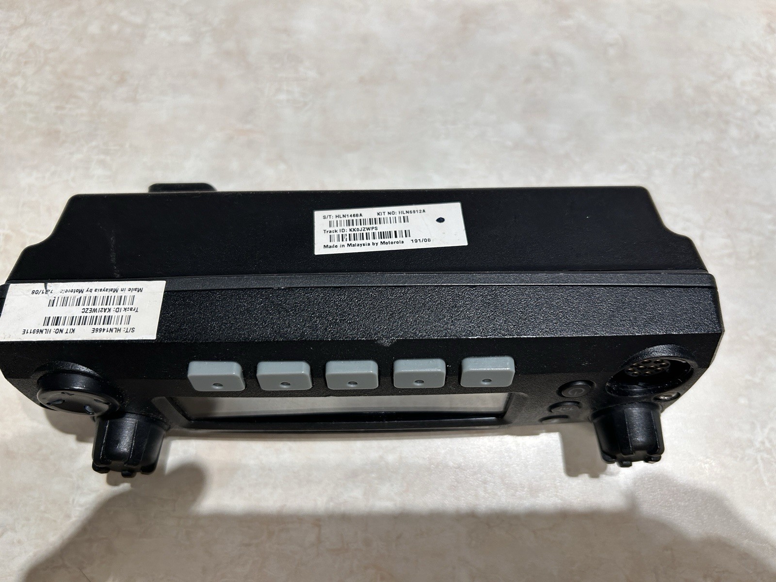 Motorola XTL 2500 Radio Control Head Unit HLN1468A HLN1466E For Parts!!