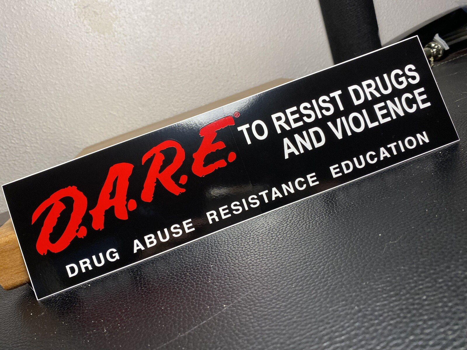 Vintage DARE Bumper Sticker