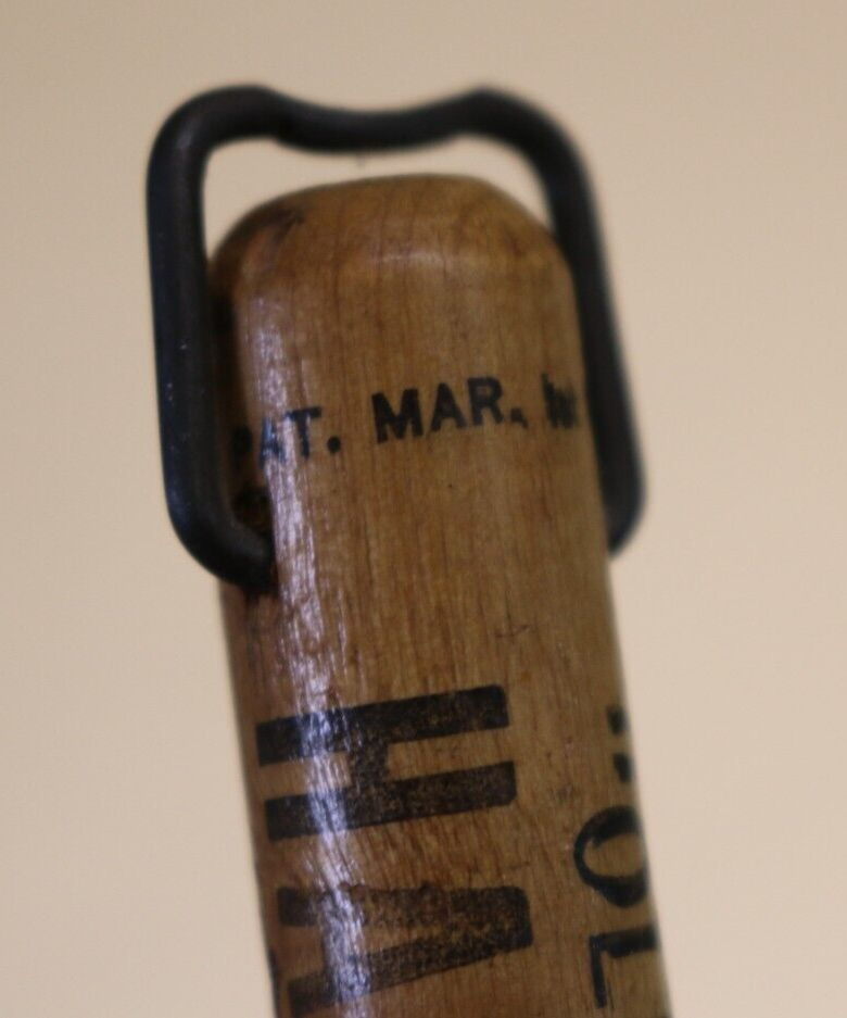 RARE Pat. 1910 wood handle bottle opener OLD I.W. HARPER WHISKEY Wire Cap Lifter