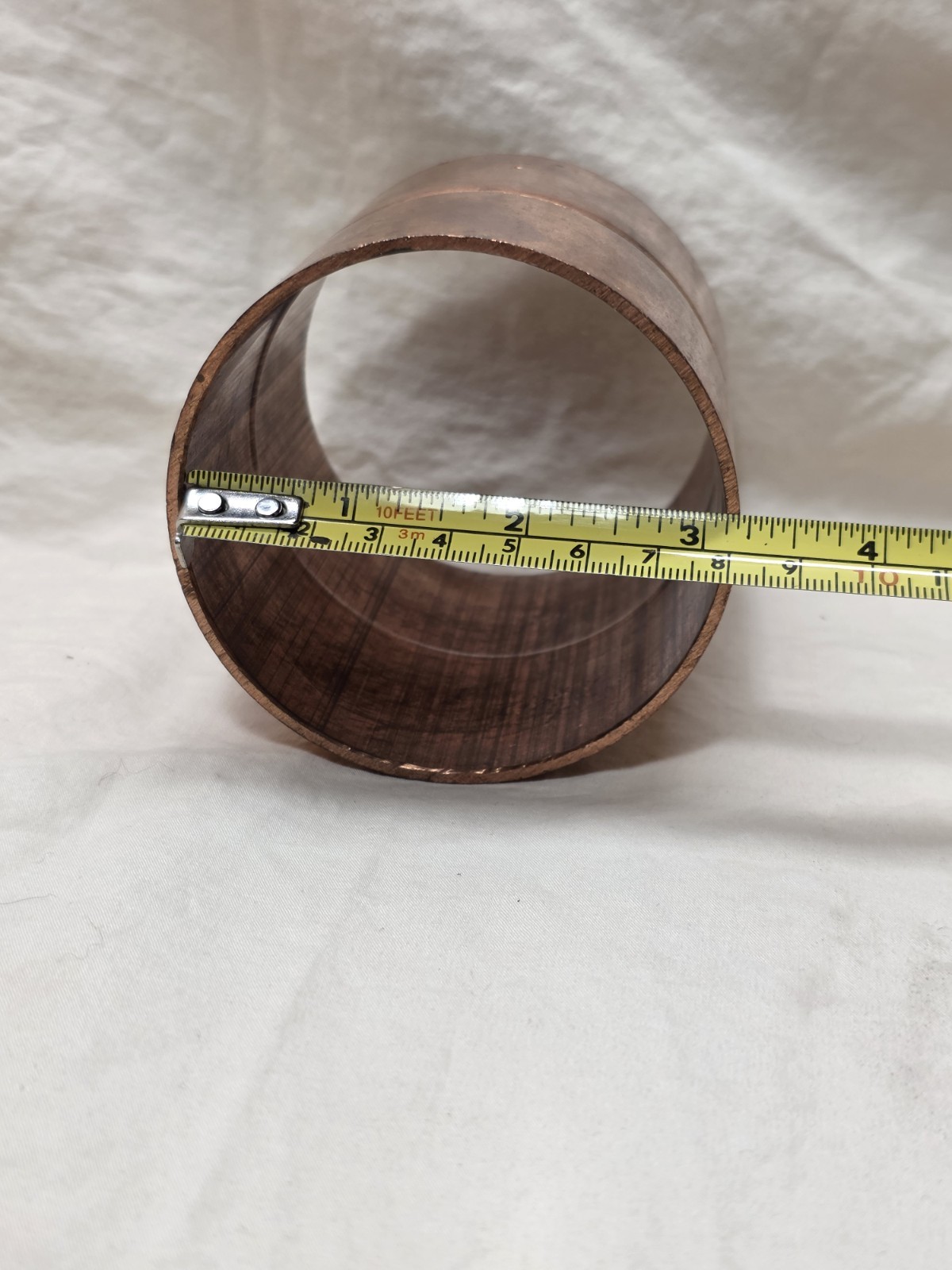 Mueller 3" Wrot Copper Pipe Coupling Rolled Stop C x C - W01092