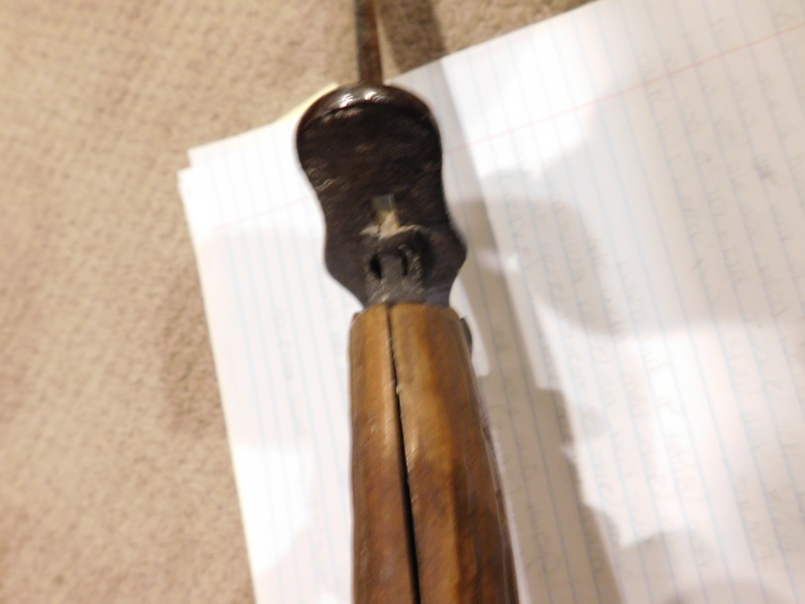 WWI U.S. Army Bolo Knife M-1910 Marked SA Springfield Armory US 1913