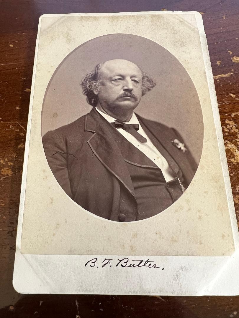 Warren Cabinet Card of Congressman/General Benjamin Butler