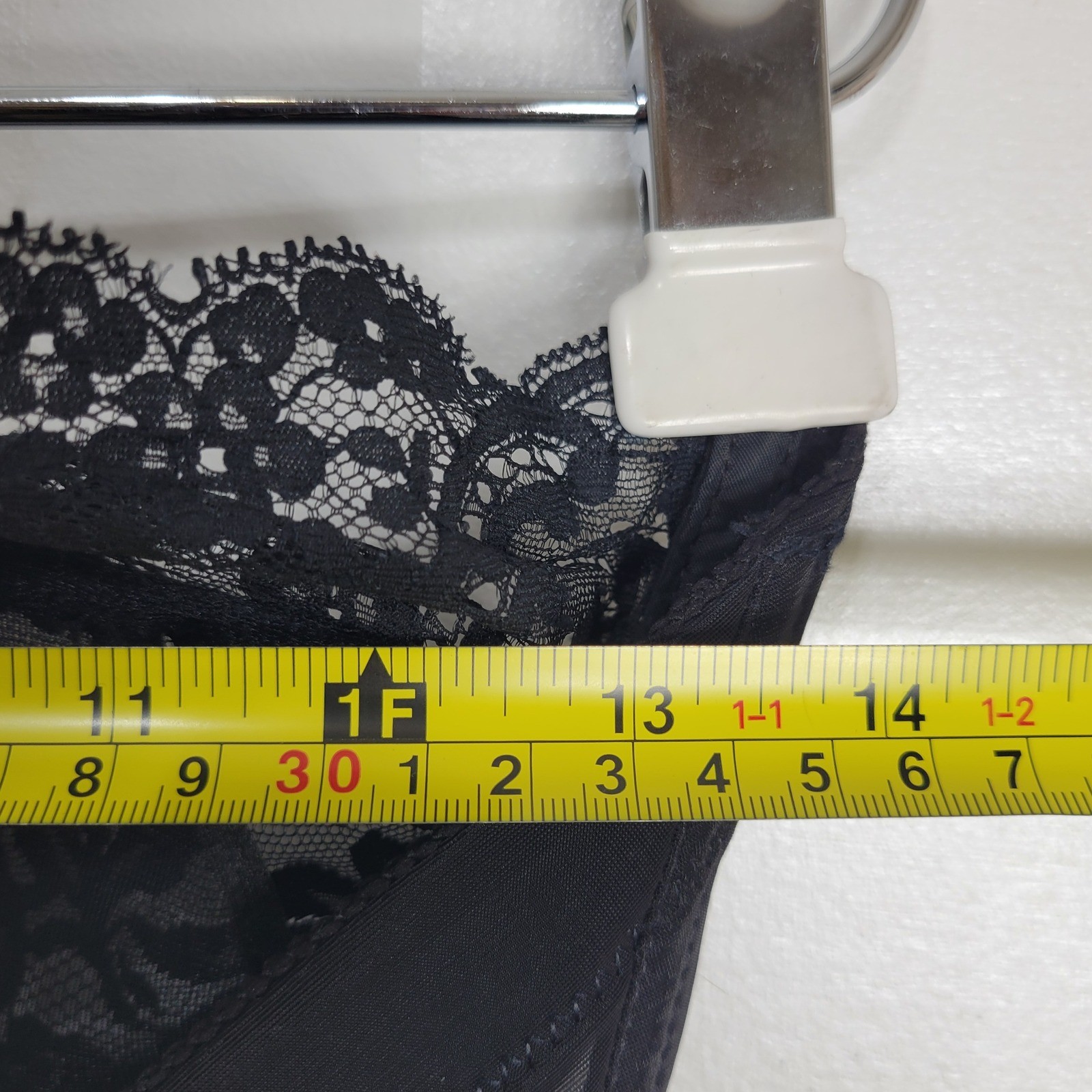 VTG Smoothie Fleur de Lace Strapless Bustier Corset Top Women 36C Black Festival