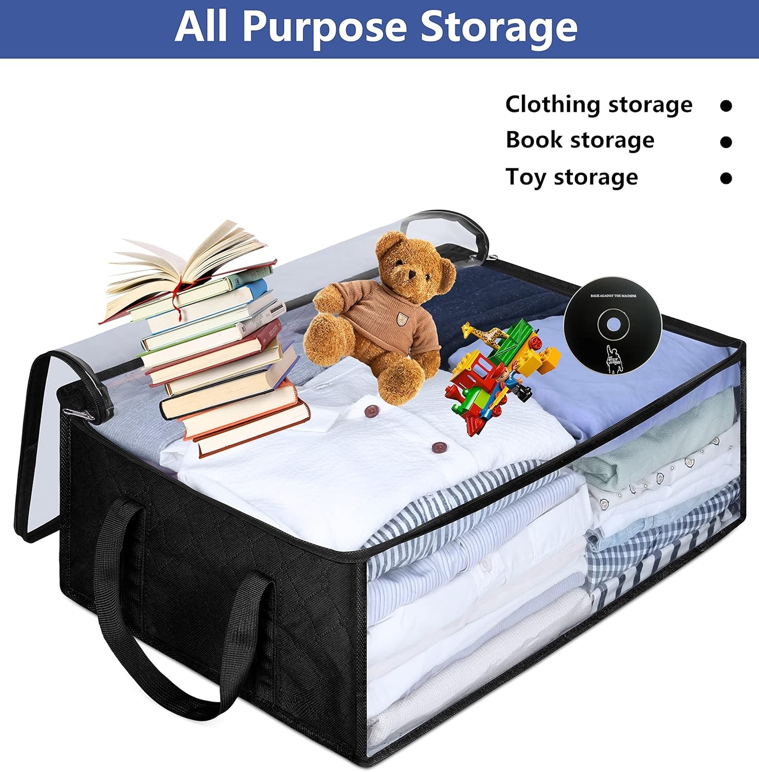 Hat Storage Dust Bag Baseball Hat Cap Organizer Clear Rack Zipper Cap Holder US