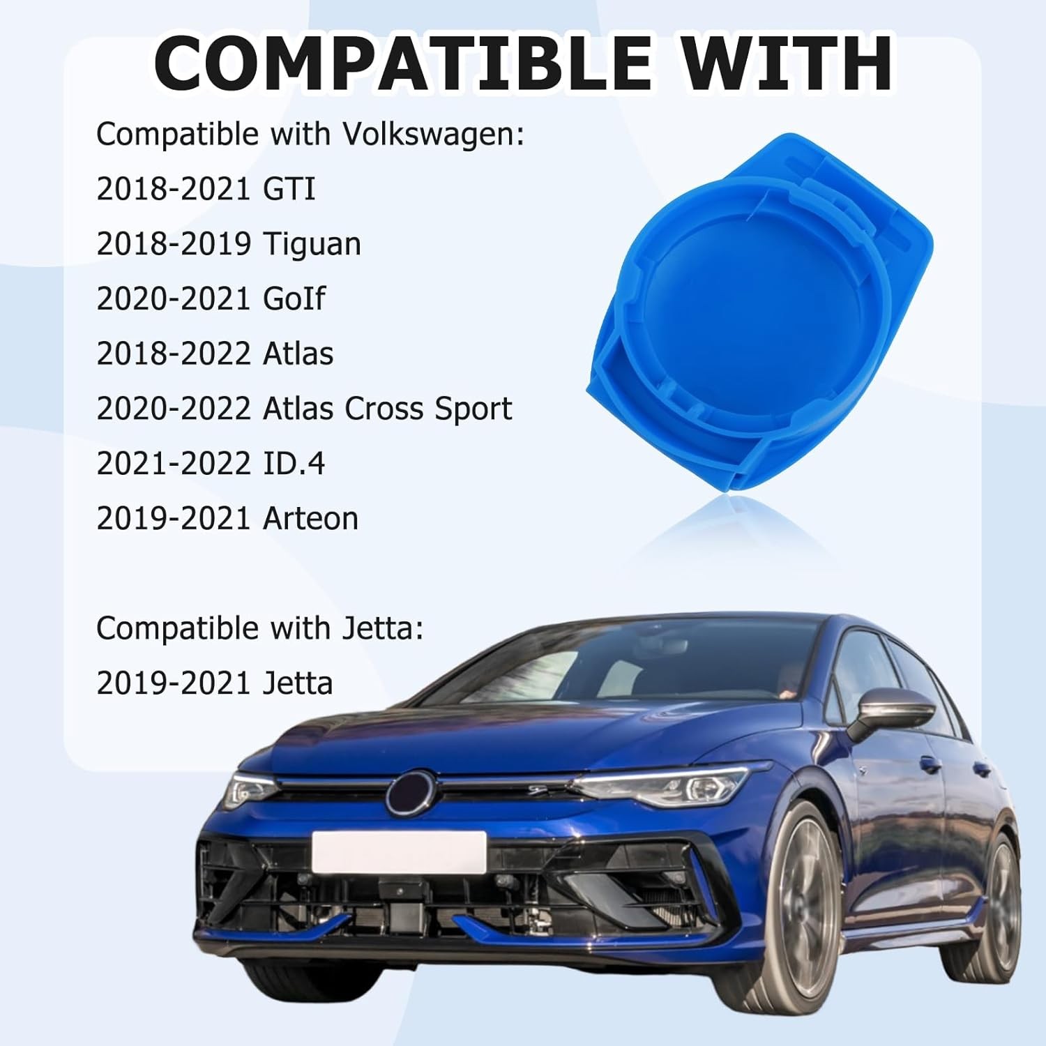 Windshield Washer Fluid Cap,OEM#3Q0955455,Washer Fluids Reservoir Caps Car