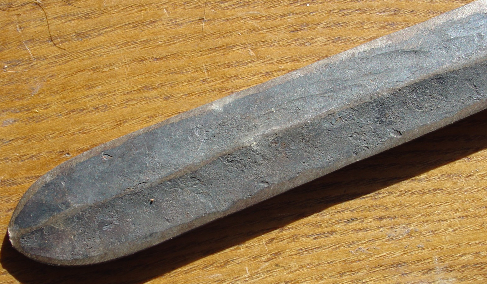 Vintage Hand Forged Iron African Spear Tip Trade Knife Head