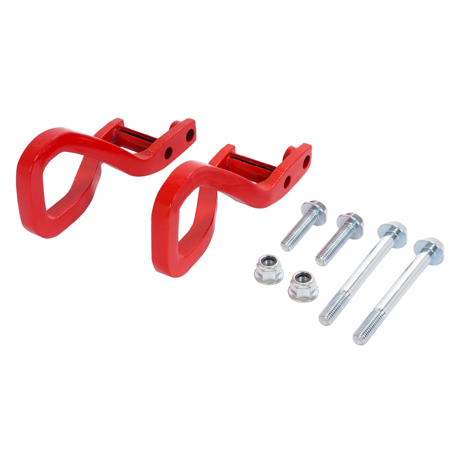 Red Front Tow Recovery Hooks w/ Bolts For GMC Sierra 1500 2019-2025 #84280203