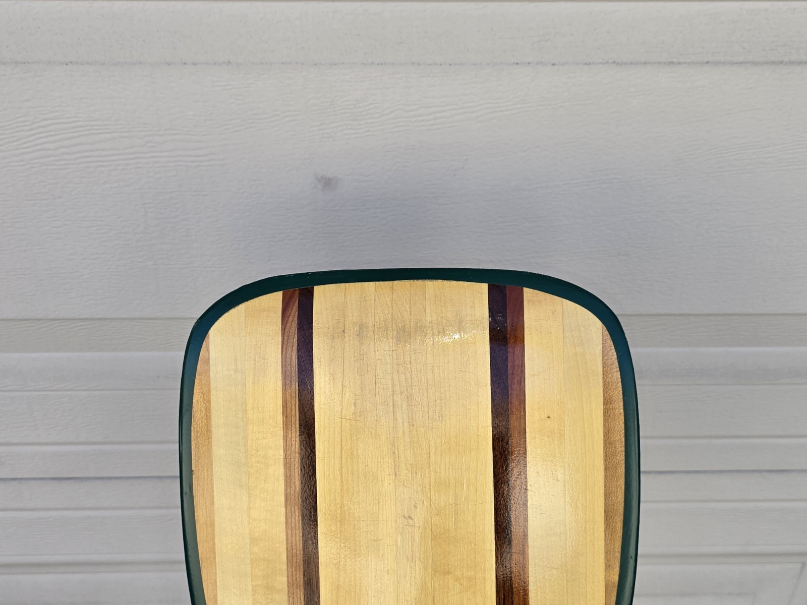 *RARE* MUDBROOK PADDLES WI, USA Wood Angled Outrigger Canoe Paddle 52"x9"