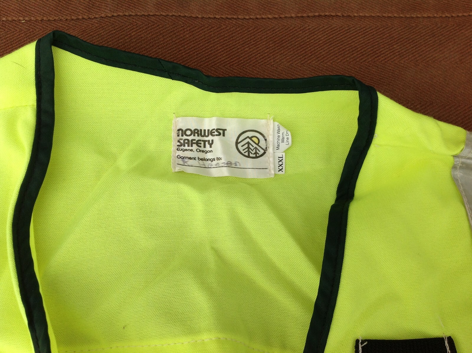 Northwest Safety Hi-Vis Reflective Vest w/ Lane County Fire District 1 Patch