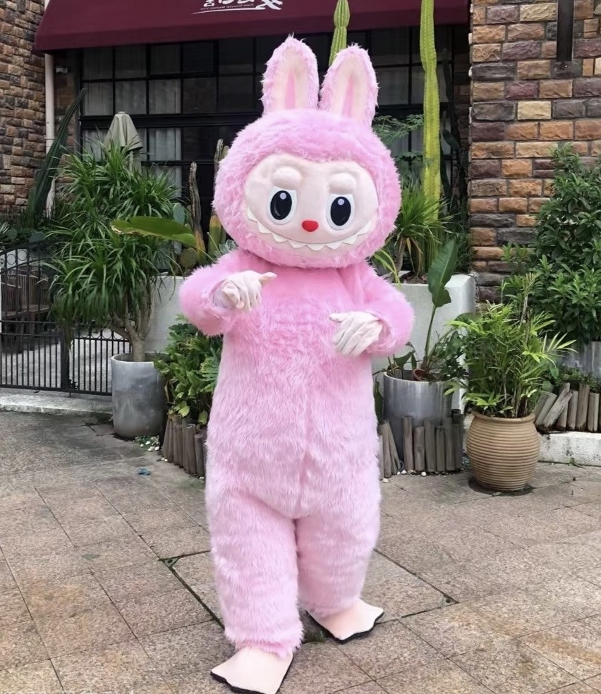 Halloween Labubu Mascot Costume Christmas Cute Anime Theme Custom Fancy Dress
