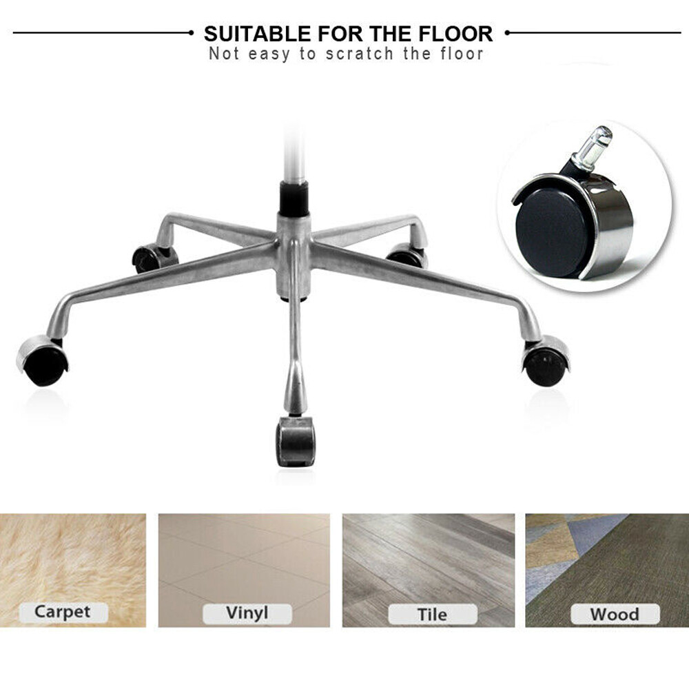 5PCS Office Chair Caster Swivel Wheels Replacement Heavy Duty 2 inch