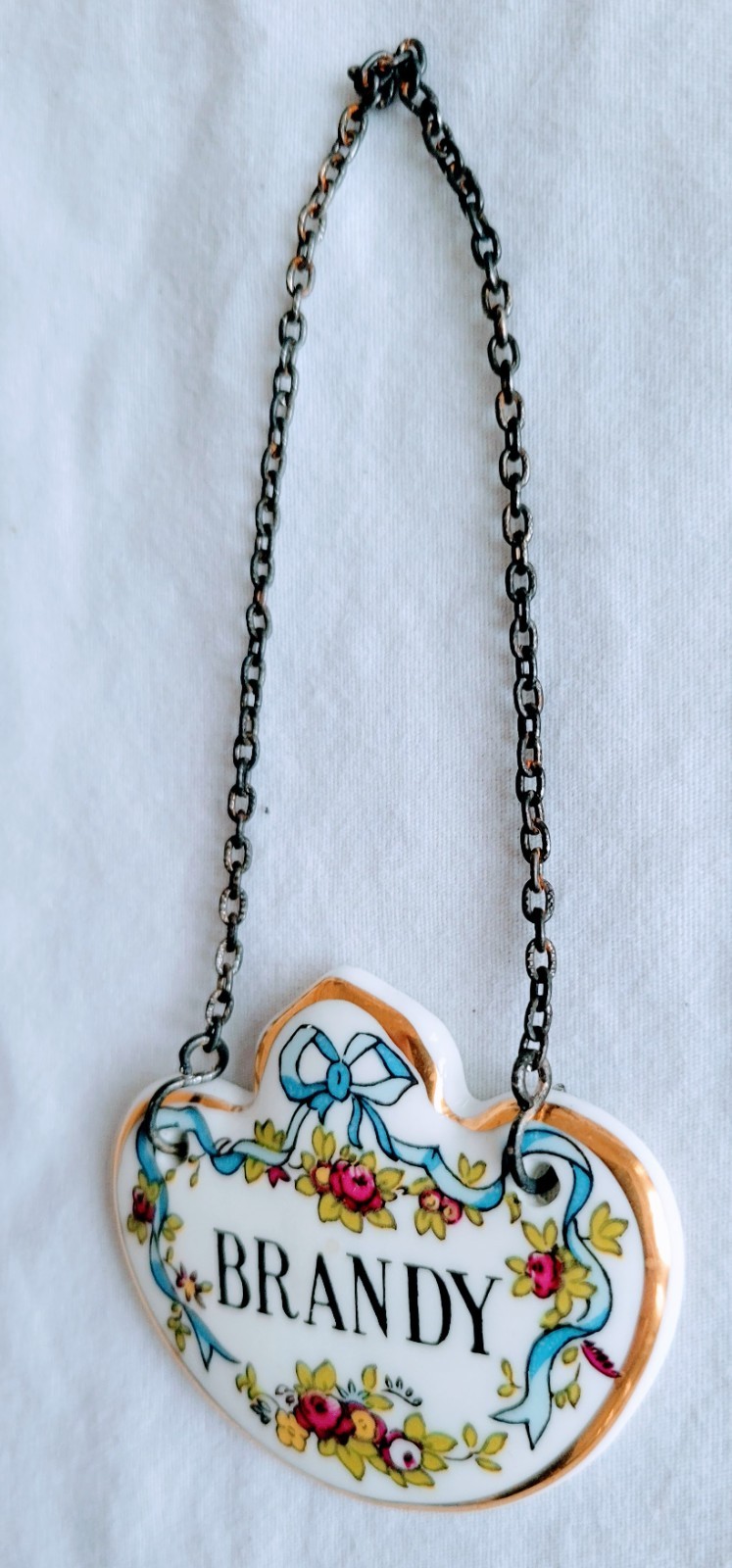 COALPORT Decanter Labels Fine Bone China Set Of 3 “BRANDY”, “PORT” And “SHERRY”