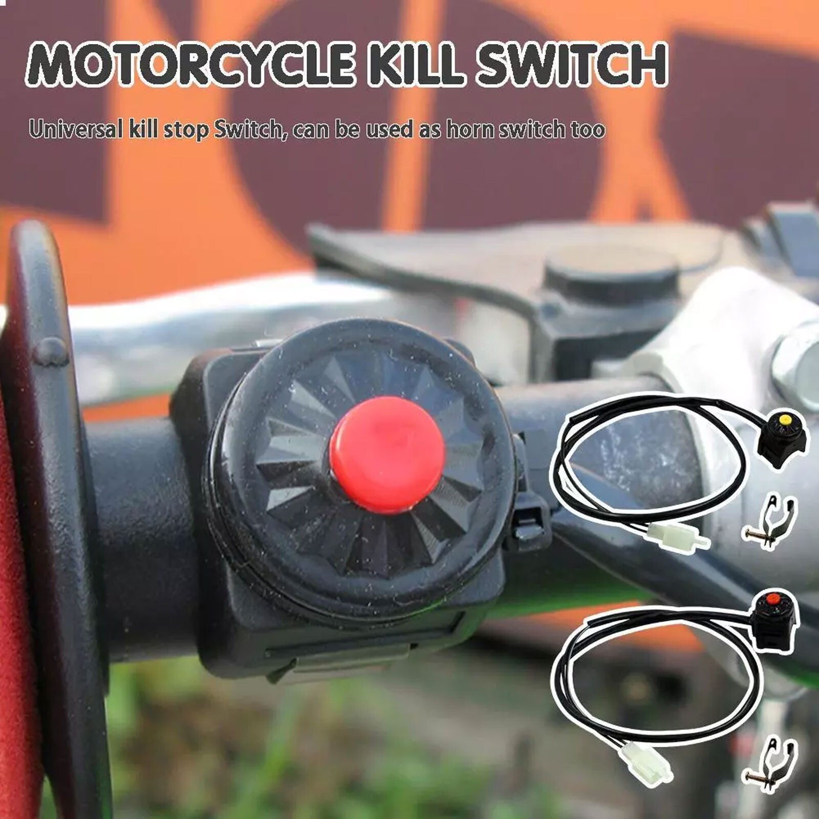 KILL SWITCH FOR HONDA YAMAHA KTM KAWASAKI UNIVERSAL ATV DIRT PIT BIKE QUAD