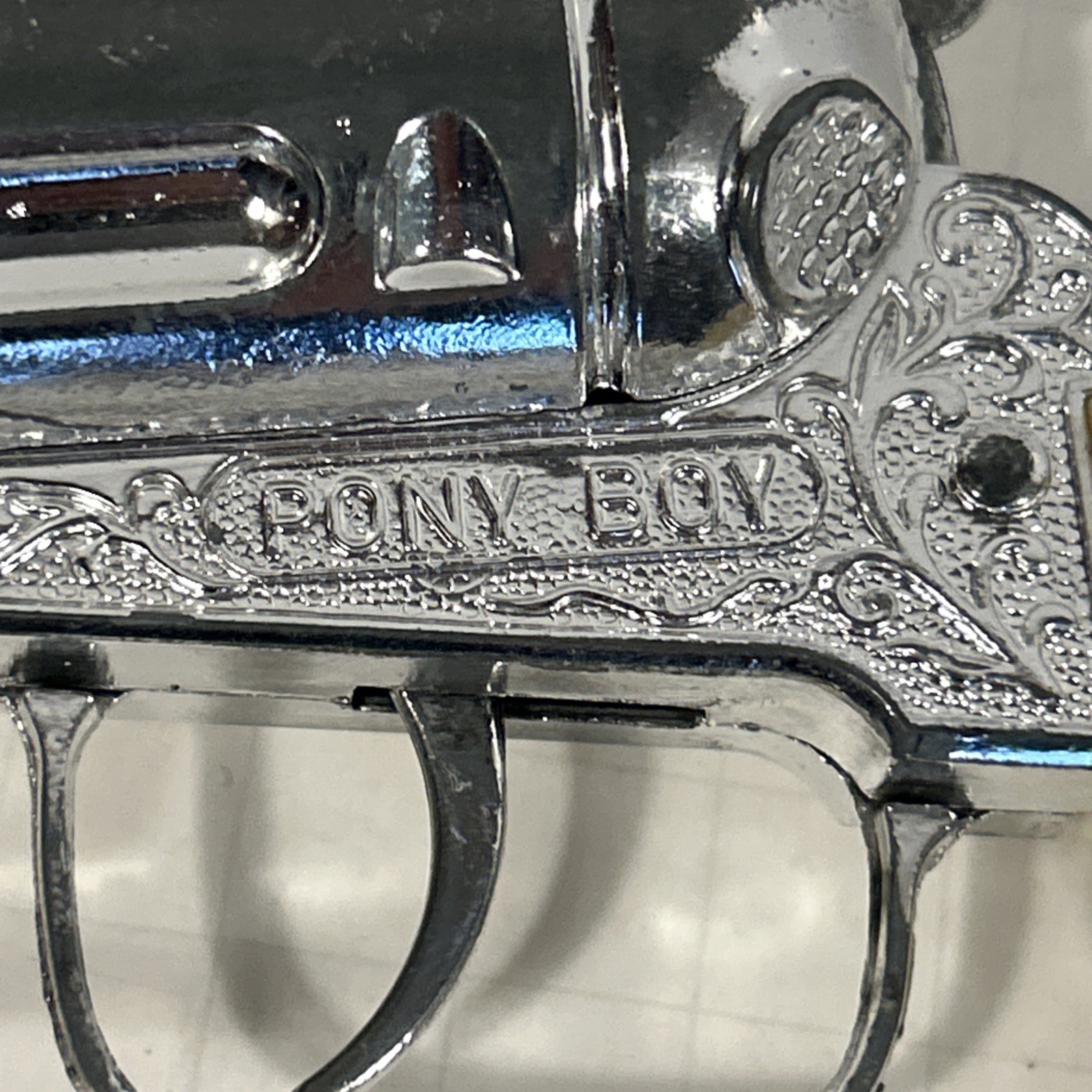 Lot Of 2 VINTAGE PONY BOY GUN PISTOL WESTERN COWBOY COLLECTORS