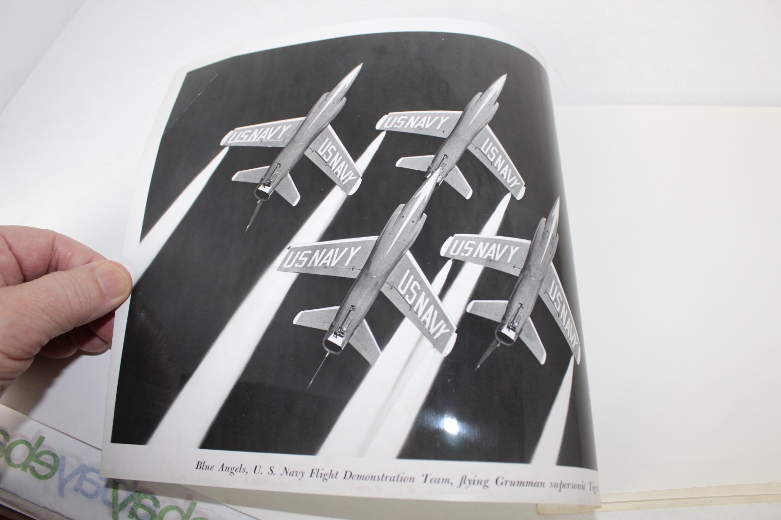 Group of 16 Original Vintage U S Navy Blue Angels Photos - Grumman Tiger